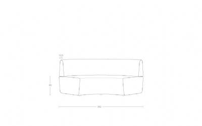 Dimensoes do produto sofa berg
